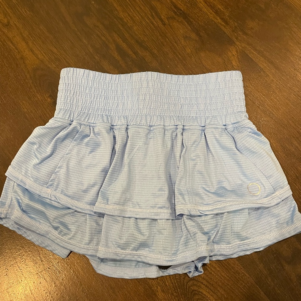 The Bubble Light Blue tennis skirt.